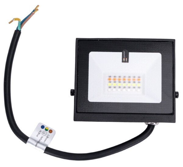 Aigostar - Proiettore LED RGB dimmerabile LED/20W/230V IP65 + Telecomando