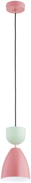Lampadario a sospensione con cavo ENTORI 1xE27/15W/230V rosa/menta