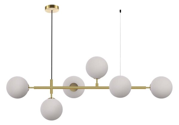 Lampadario a cavo ALISA 6xE14/40W/230V dorato