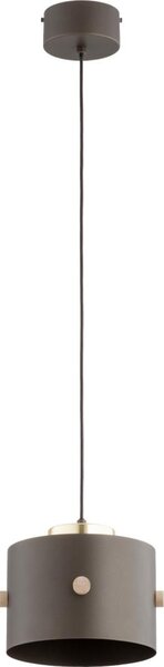 Lampada a sospensione con cavo ASLI 1xE27/15W/230V marrone