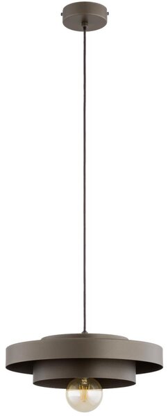 Lampadario a sospensione CEROTI con cavo 1xE27/15W/230V, marrone