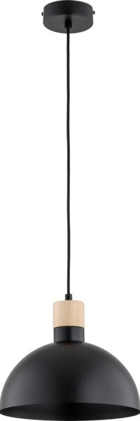 Lampada a sospensione su cavo NEOMI 1xE27/15W/230V nera