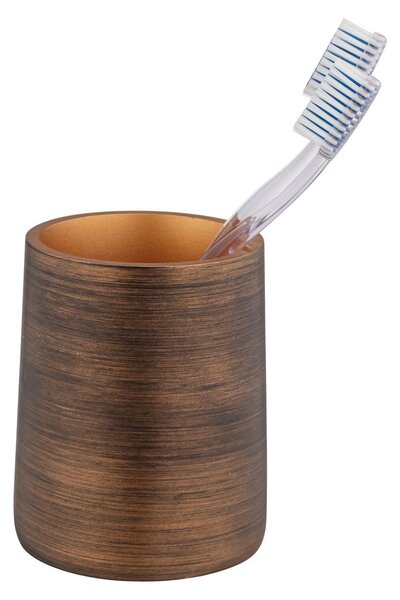 Tazza marrone per spazzolini da denti Palena - Wenko