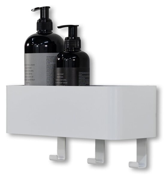 Mensola da bagno da parete bianca in acciaio Multi – Spinder Design