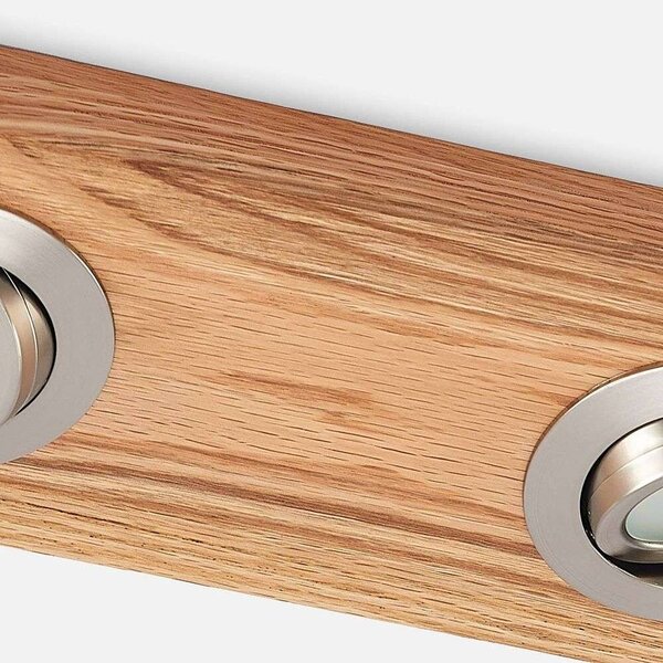 Lindby - Mikari 3 LED Plafoniera Wood Lindby