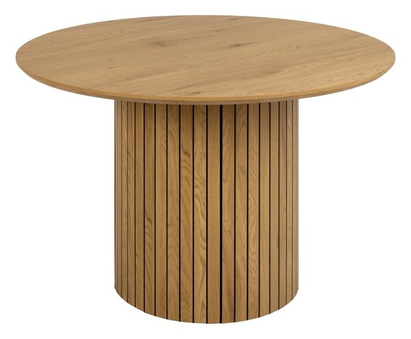 Tavolo da pranzo rotondo con piano in rovere ø 120 cm Yale - Actona