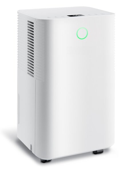 Costway Deumidificatore con 3 modalità e 2 velocità, Deumidificatore con timer 24 ore e serbatoio dell’acqua 2L Bianco