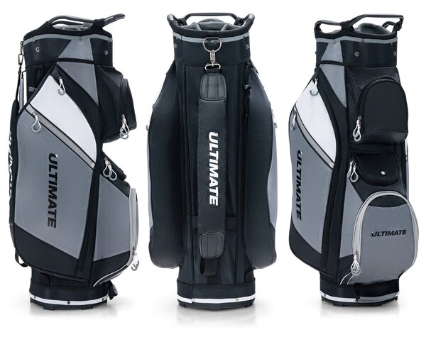 Costway Borsa da golf con 14 divisori borsa termica tasca impermeabile per oggetti di valore, Borsa per carrello da golf