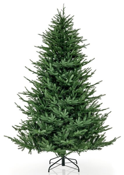 Costway Albero di Natale artificiale da 183cm con 788 punte di ramo 280 luci LED, Albero per decorazioni natalizie