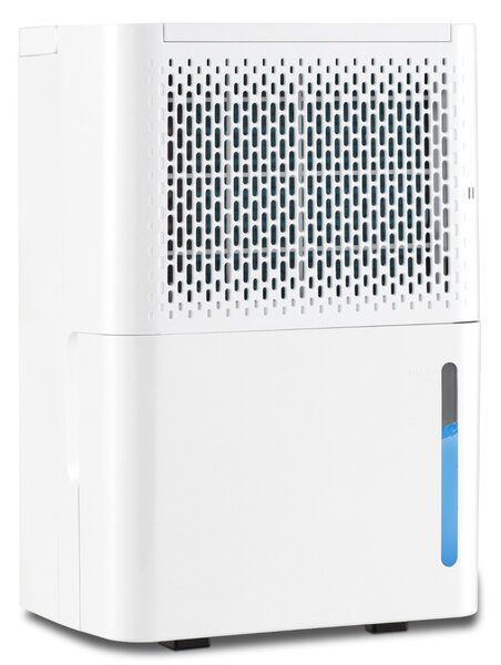 Costway Deumidificatore 12L silenzioso ed efficiente con modalità continua/asciugatura/auto, Deumidificatore portatile Bianco