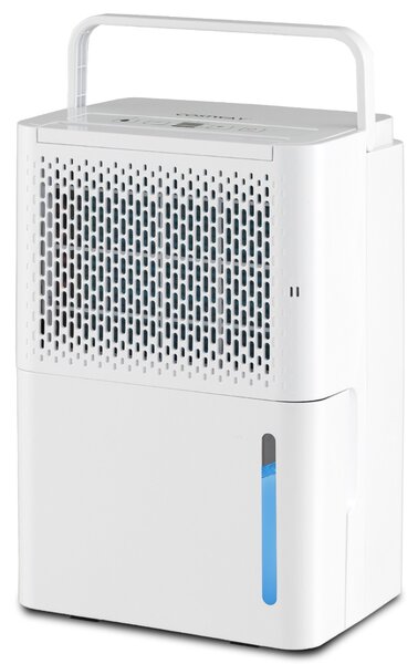 Costway Deumidificatore 12L silenzioso ed efficiente con modalità continua/asciugatura/auto, Deumidificatore portatile Bianco
