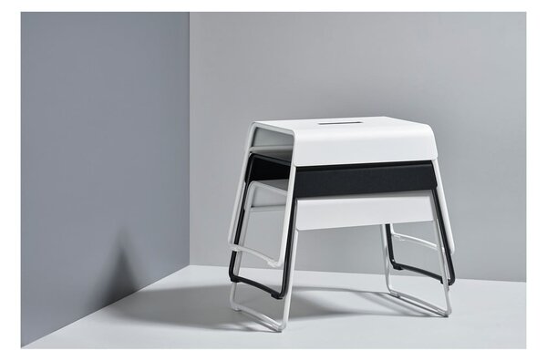 Sgabello bianco A-Stool - Zone