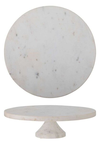 Bloomingville - Fenya Cake Tray White Marble Bloomingville