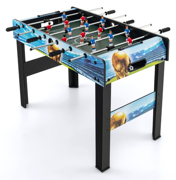 Costway Calcio balilla 94 cm con segnapunti tema calcio e gambe rimovibili, Gioco da sala giochi per adulti e bambini