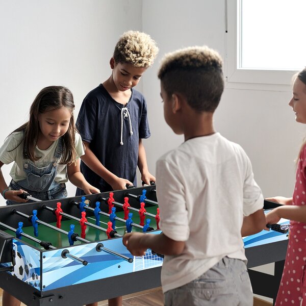 Costway Set da tavolo da gioco combo 15-in-1, Kit di combinazione basket e calcetto con hockey biliardo ping pong bowling