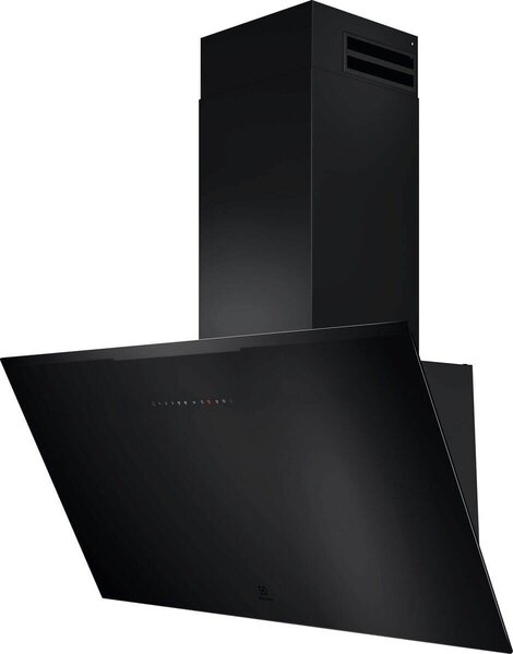 Electrolux Cappa Cucina Aspirante a Parete Larghezza 90 cm Profondit 42 cm Classe A+ colore Nero - KFV829K AutoSense Serie 900