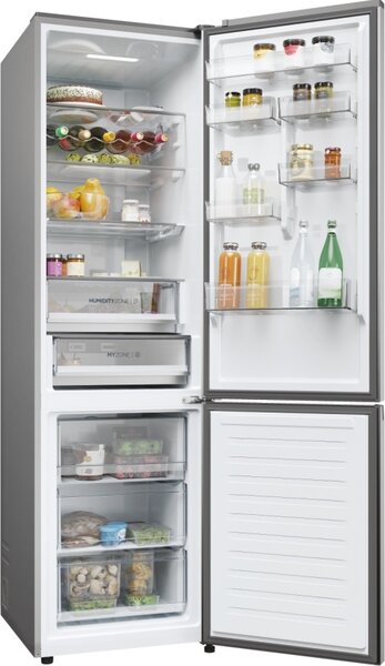 Haier Frigorifero Combinato Capacit 409 Litri Classe energetica A Raffreddamento No Frost colore Acciaio Inox - HDPW5620ANPK 2D 60 Serie 5 Pro