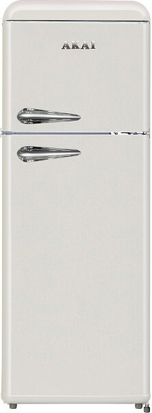 Akai Frigorifero Doppia Porta Capacit 240 Litri Classe energetica E Raffreddamento Statico colore Crema - CLASS241KCR