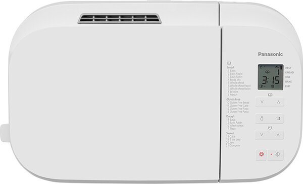 Panasonic Macchina Pane Potenza 550 watt Capacit 1.1 kg 21 Programmi automatici colore Bianco - SD-B2510WXE