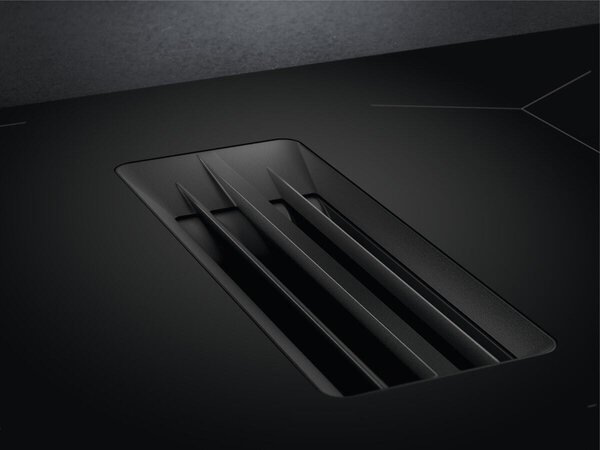 Aeg Piano Cottura a Induzione con Cappa Integrata Filtrante 4 Fuochi Larghezza 80 cm in Vetroceramica colore Nero - NCH84C23CB