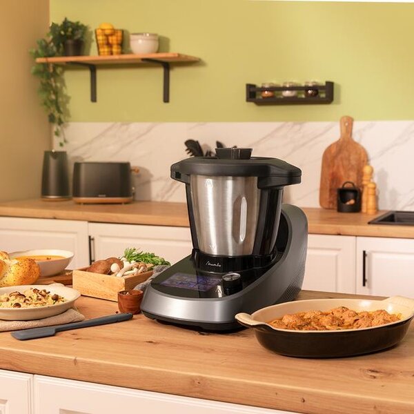 Cecotec Robot da Cucina Multifunzione 3,3 Litri Potenza 1600 Watt + Funzione Cottura - 04345 Mambo Touch
