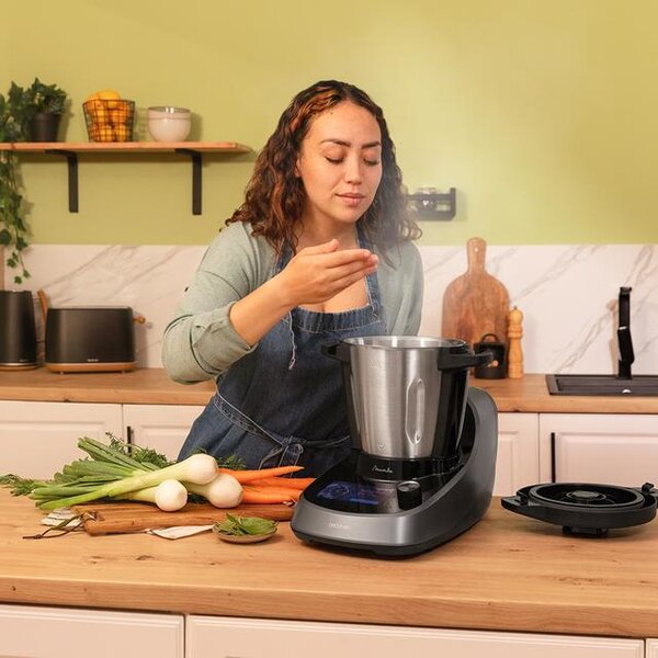 Cecotec Robot da Cucina Multifunzione 3,3 Litri Potenza 1600 Watt + Funzione Cottura - 04345 Mambo Touch