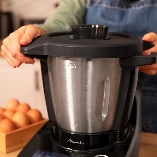 Cecotec Robot da Cucina Multifunzione 3,3 Litri Potenza 1600 Watt + Funzione Cottura - 04345 Mambo Touch