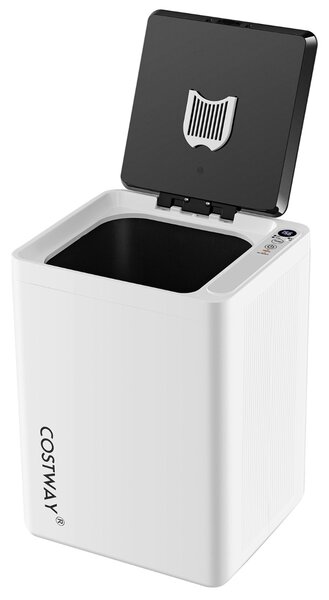 Costway Scaldasalviette di lusso con spegnimento automatico, Scaldasalviette SPA da 23L con timer a 6 livelli Bianco