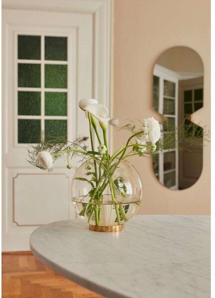 AYTM - Globe Vase w. Stand Ø21 Rose/Oro AYTM