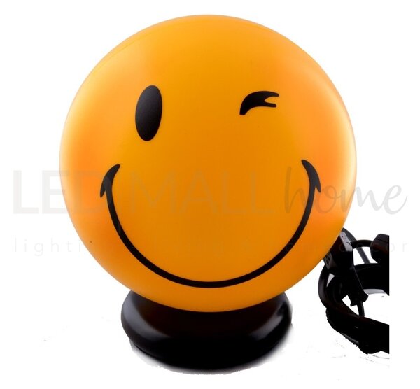 Lampada Led da Comodino Emoji Lampada Notturna Smile per Bambini