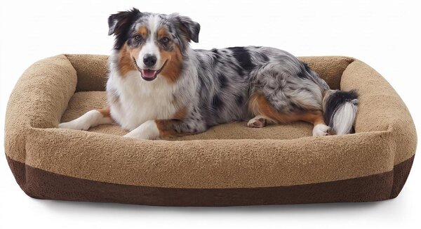 Omgoods - Cuccia per cani di taglia media, lavabile, con coperta rimovibile
