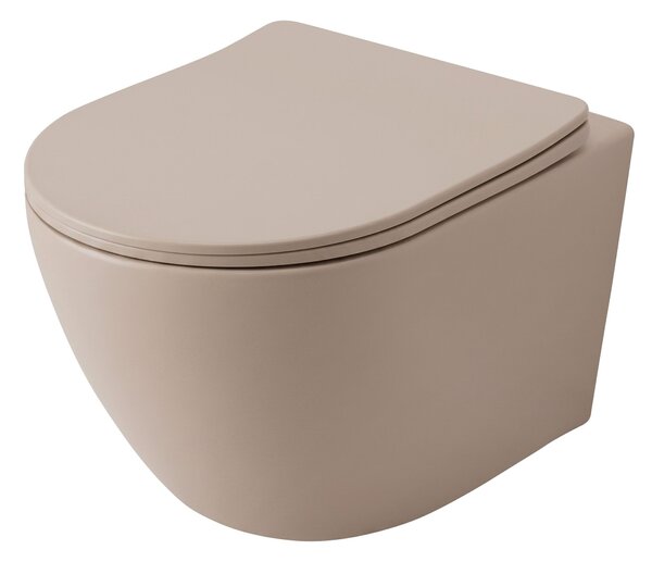 Vaso WC sospeso REA Focus Tornado Taupe