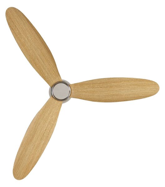 Ventilatore da soffitto Airfusion Radar in teak, Ø 132 cm, silenzioso - Beacon Beacon Lighting, Airfusion Radar, Legno, Soggiorno, Legno, Moderno