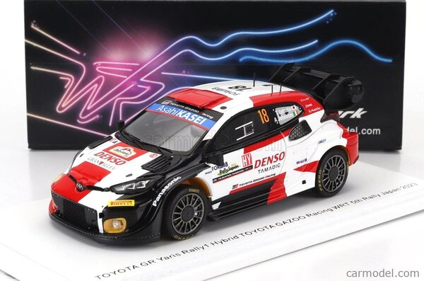 Spark, modello Rally1, scala 1:18, 5° classificato, 2023. Accessori per modellismo