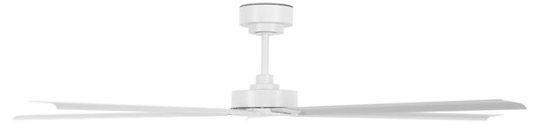 Ventilatore da soffitto Monza bianco DC silenzioso Ø 152 cm IP55 - Beacon Beacon Lighting, Monza, Bianco, Soggiorno, Alluminio, Moderno