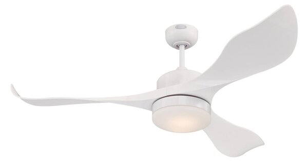 Ventilatore da soffitto LED Pierre, bianco, silenzioso, DC - Westinghouse Westinghouse, Pierre, dimmerabile, Bianco, Soggiorno, Plastica, Moderno