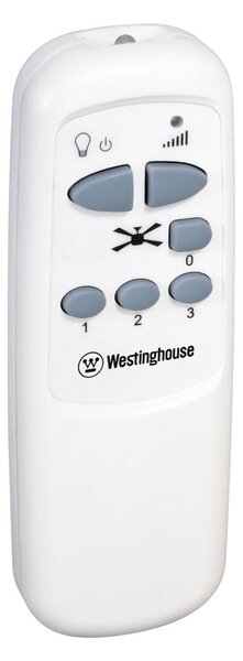 Ventilatore da soffitto Barnett con luce, bianco - Westinghouse Westinghouse, Barnett, Bianco, Soggiorno, Legno, Campagna / rustico
