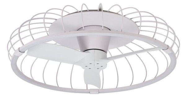Ventilatore da soffitto LED Nature, bianco, app CCT, Ø 79 cm - Mantra Mantra Iluminación, Nature, dimmerabile, Bianco, Soggiorno, Plastica