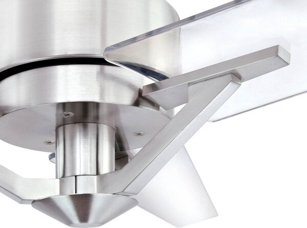 Ventilatore da soffitto Julien, trasparente, con telecomando - Westinghouse Westinghouse, Julien, Trasparente, Soggiorno, Plastica, Moderno