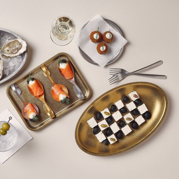 Set di cucchiaini da dessert dorato 6 pz Serve – BonBistro