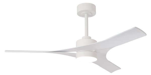 Ventilatore da soffitto LED thailandese, bianco, motore a corrente continua, Mantra Iluminación, Thai, dimmerabile, Bianco, Soggiorno, Plastica, Moderno