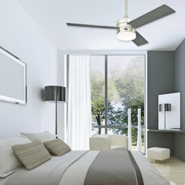 Ventilatore da soffitto LED Alta Vista, grafite, legno - Westinghouse Westinghouse, Alta Vista, Nero, Soggiorno, Legno, Moderno