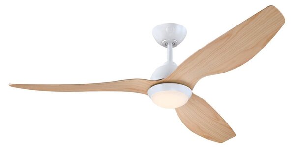 7316140 Ventilatore da soffitto LED DC silenzioso, 132 cm - Westinghouse Westinghouse, dimmerabile, Legno, Soggiorno, Plastica, Moderno
