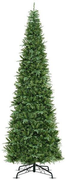Costway Albero decorazione per feste natalizie interni ed esterni, Albero di natale artificiale pieghevole pre-illuminato