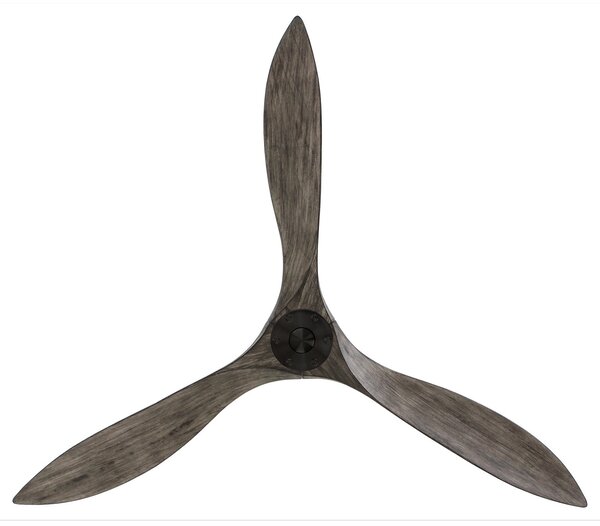 Ventilatore da soffitto Eco Airscrew 152 cm, nero, legno - CasaFan CasaFan, Eco Airscrew, Legno, Soggiorno, Legno, Moderno
