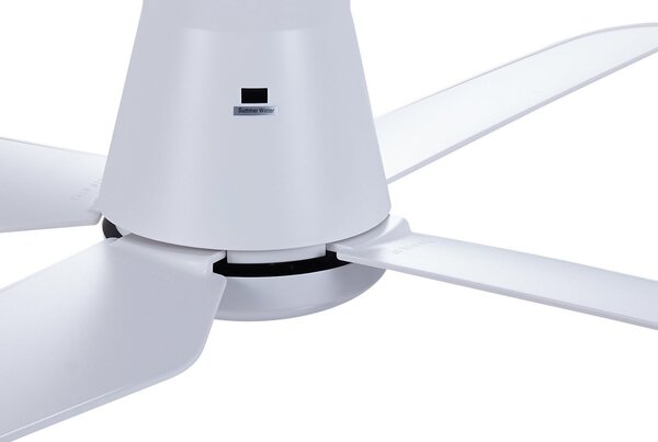 Ventilatore da soffitto LED Aria CTC bianco 122 cm silenzioso - Beacon Beacon Lighting, Aria CTC, dimmerabile, Bianco, Soggiorno, Plastica, Moderno