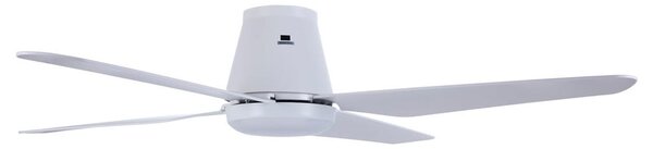 Ventilatore da soffitto LED Aria CTC bianco 122 cm silenzioso - Beacon Beacon Lighting, Aria CTC, dimmerabile, Bianco, Soggiorno, Plastica, Moderno