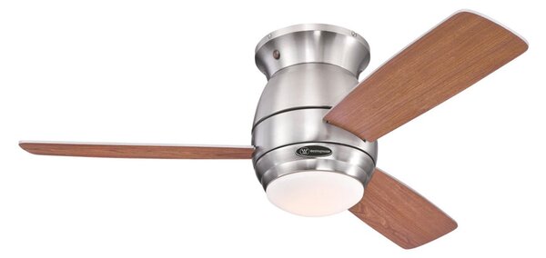 Ventilatore da soffitto Halley con luce, in legno, silenzioso - Westinghouse Westinghouse, Halley, Legno, Soggiorno, Legno, Moderno