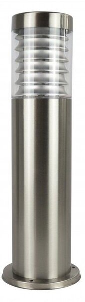 Paletto da giardino in acciaio inox 50x11,4 cm 1xE27 argento IP44 SU-MA Joy 91065L-500