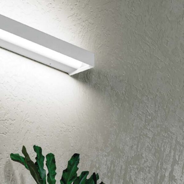 Applique moderno gea luce gap550 b led biemissione alluminio - Gea Luce